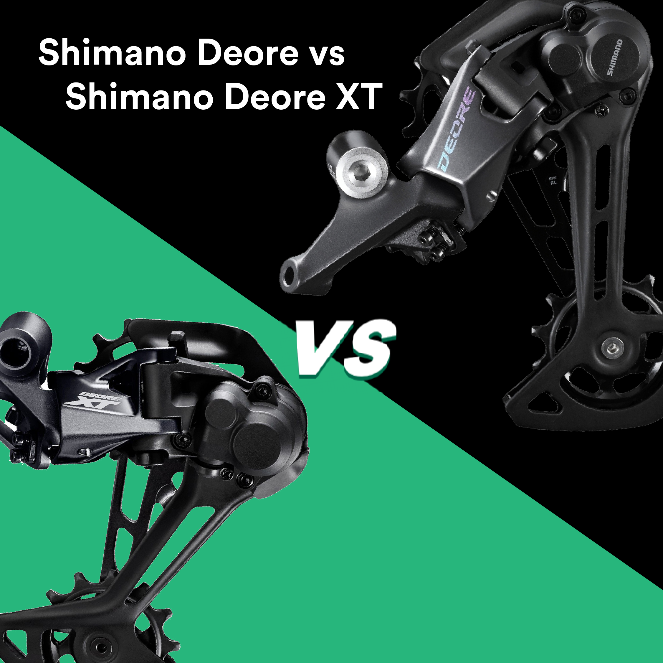 Câmbio Shimano Deore vs Deore XT
