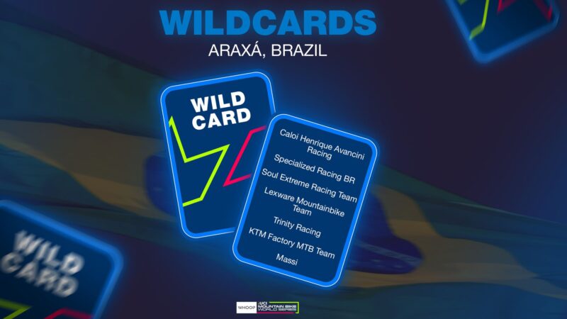 Wildcards confirmados para a abertura da WHOOP UCI Mountain Bike World Series em Araxá – MG